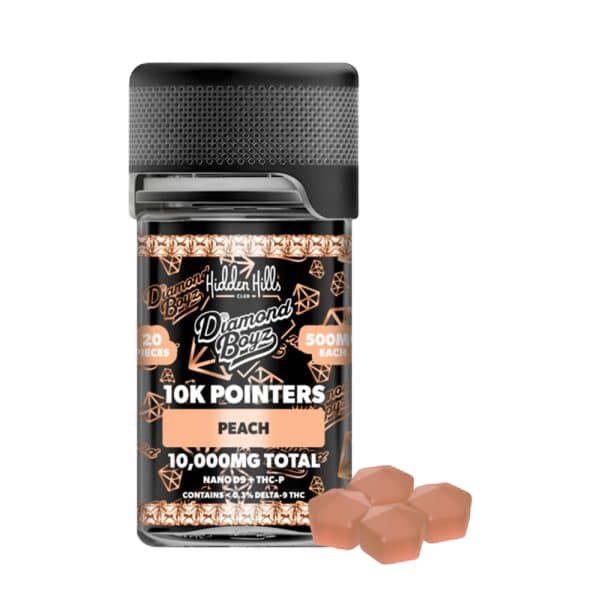 Hidden Hills 10K Pointers Gummies / Peach